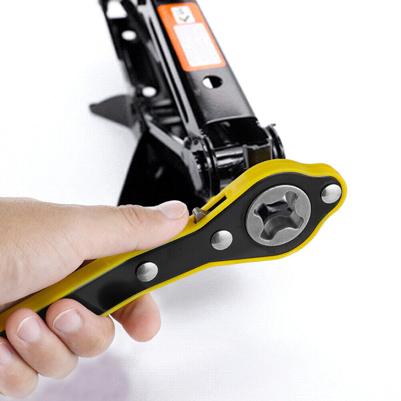 Car Jack Ratchet Wrench Labor-Saving Wheel Hand Crank Tool