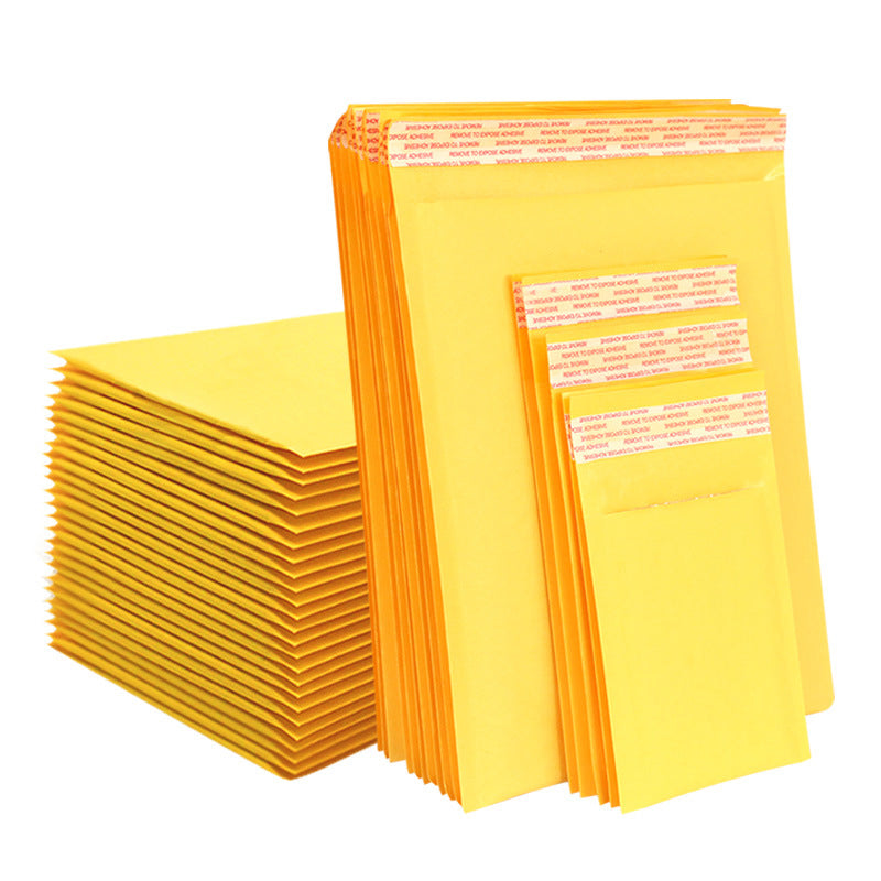 25PCS Yellow Poly Bubble Mailers Multi Size Padded Bags
