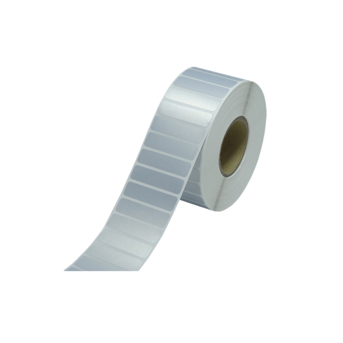 Silver PET Thermal Transfer Labels Waterproof Self Adhesive Sticker Roll