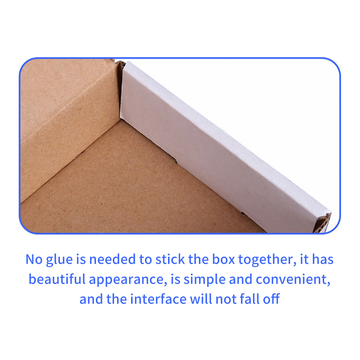Rectangular Cardboard Boxes 3-Layer 20PCS Shipping Carton