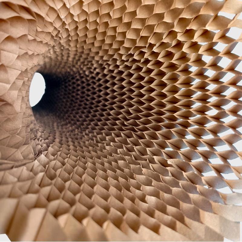 100PCS Honeycomb Kraft Packing Paper Wrap Recycled Cushioning