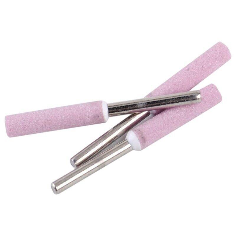 10PCS Chainsaw Sharpener Burr Grinding Stones 4mm / 4.8mm / 5.5mm