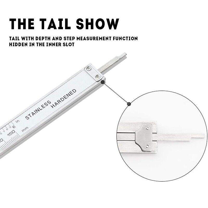 Stainless Steel LCD Digital Electronic Vernier Caliper Micrometer 150MM