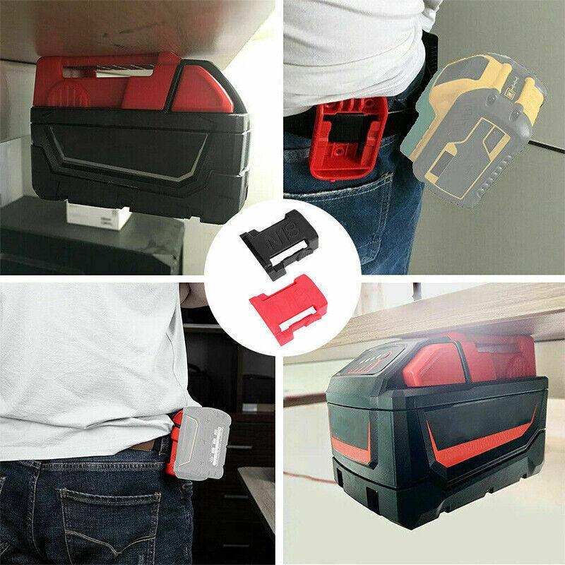 5Pcs Milwaukee M18 18V Battery Mount Holder Stand Organizer