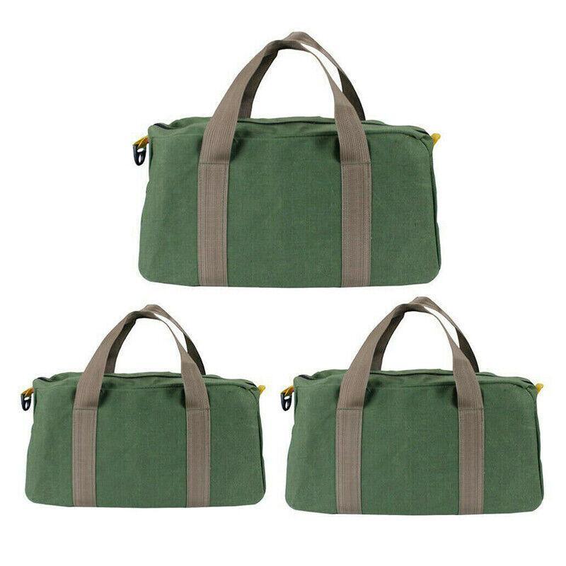 Waterproof Canvas Tool Bag S/M/L Portable Heavy Duty Storage