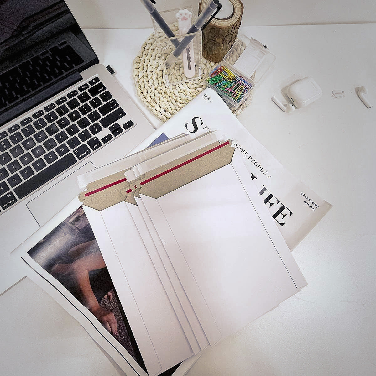 Card Mailer Envelopes 300gsm White 160x240mm C5 A5 Size