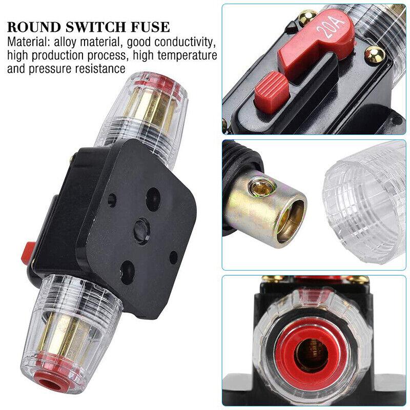 20–150A Waterproof Circuit Breaker Manual Reset 12V/24V