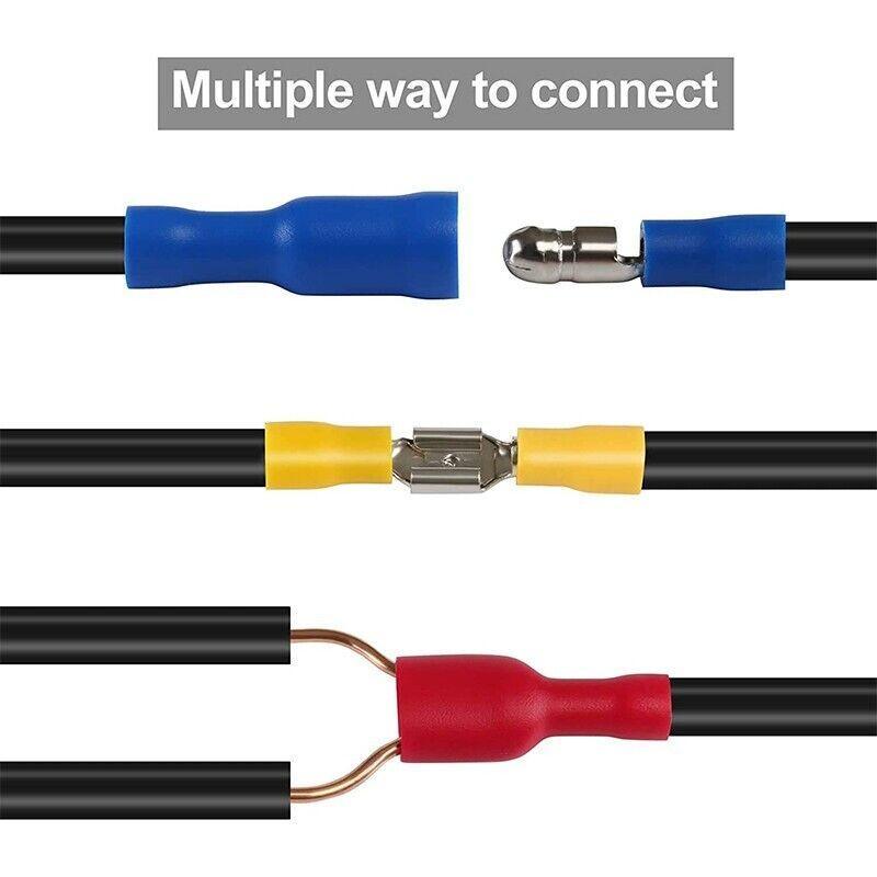 720PCS Assorted Crimp Terminals Electrical Wire Connector Kit Set