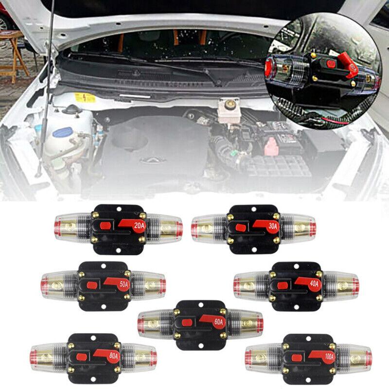 20–150A Waterproof Circuit Breaker Manual Reset 12V/24V