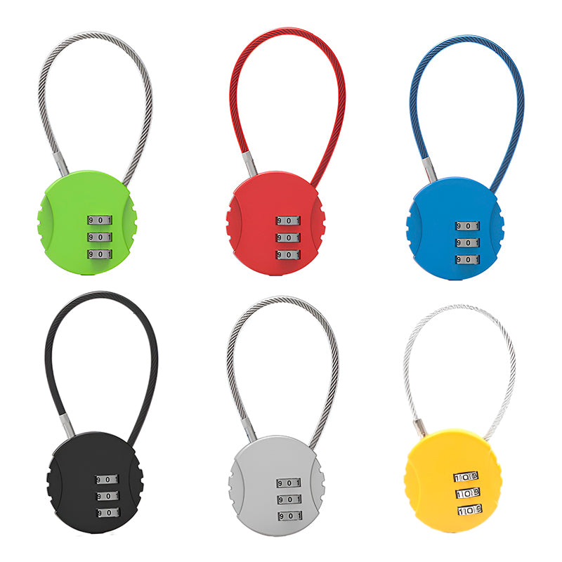 Combination Lock Padlock 3 Digit Security 1PC for Bike Shelves