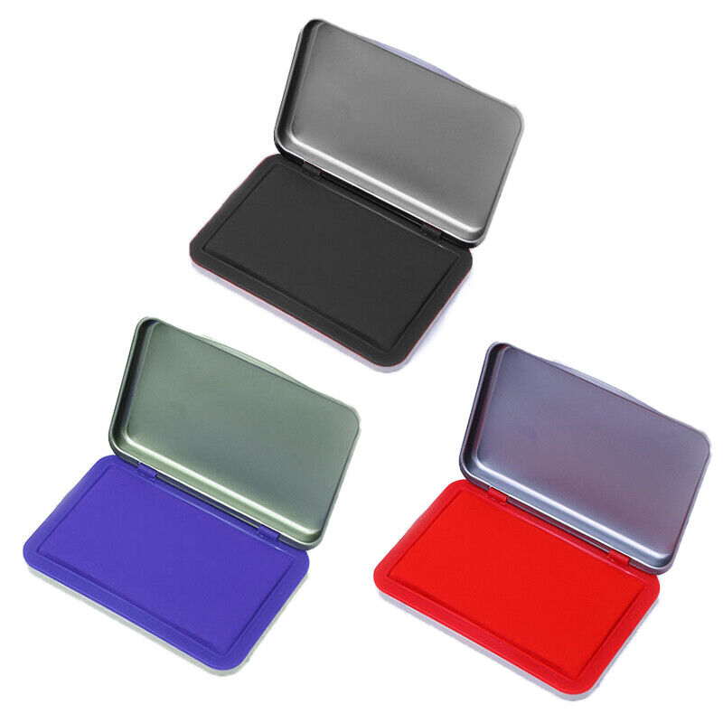 Non-Toxic Ink Pad for Rubber Stamps Fingerprint Craft Office Use