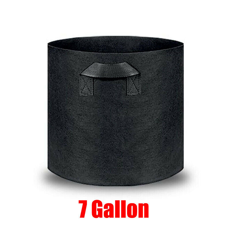 10pcs Fabric Plant Grow Pots Breathable Planter Bags 2-20 Gallon