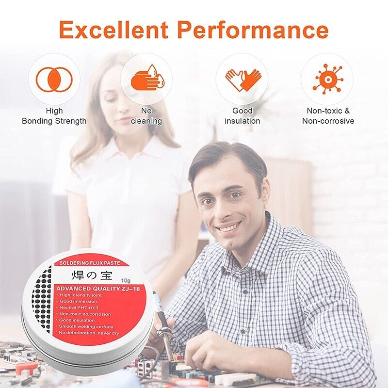 2X 10g Soldering Flux Paste High Intensity Rosin Welding Paste