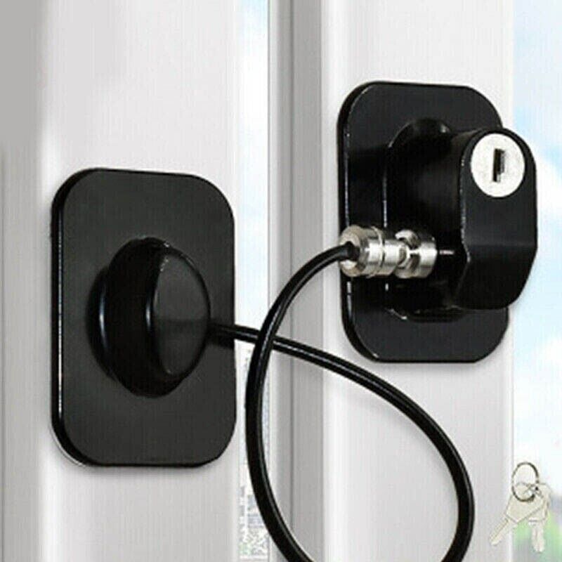 Refrigerator Lock with Keys Safety Cabinet Drawer Door Window Latch