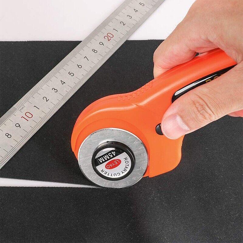 Rotary Cutter 45mm Fabric Cutting Tool 10 Blades