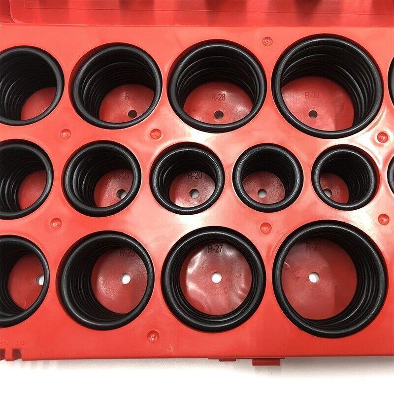 419PCS Rubber O-Ring Kit Metric Grommet Seal Assortment for Plumbing Garage