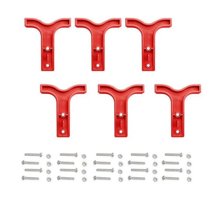 10x Red T Bar Handle for Anderson Plug Connectors 50AMP 12-24V