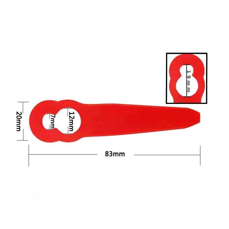 Grass Trimmer Plastic Blades Replacement for OZITO Bosch Kuller