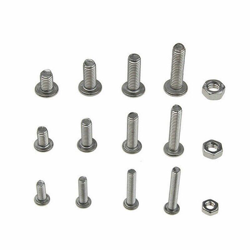 M3 M4 M5 500PCS Stainless Steel Hex Socket Screw Nut Set