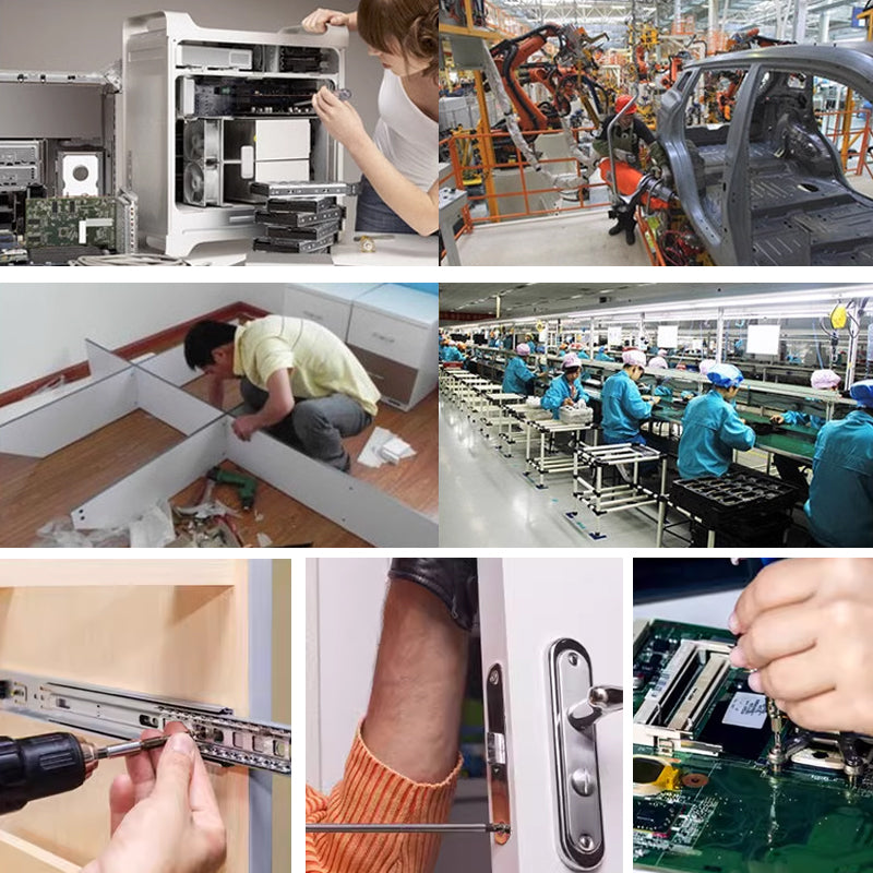 M3 M4 M5 500PCS Stainless Steel Hex Socket Screw Nut Set