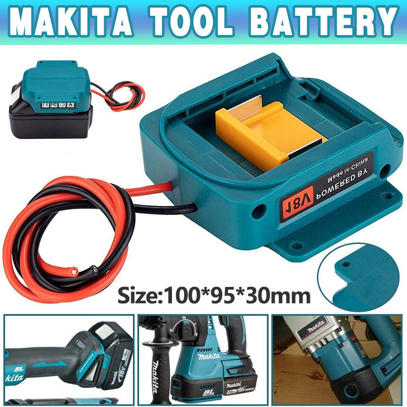 Makita 18V Battery Power Mount Connector Adapter Dock Holder Cable
