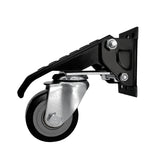 Heavy Duty PU Casters 2.5in High Load Bearing Wheels 4pcs for Warehouse Tables