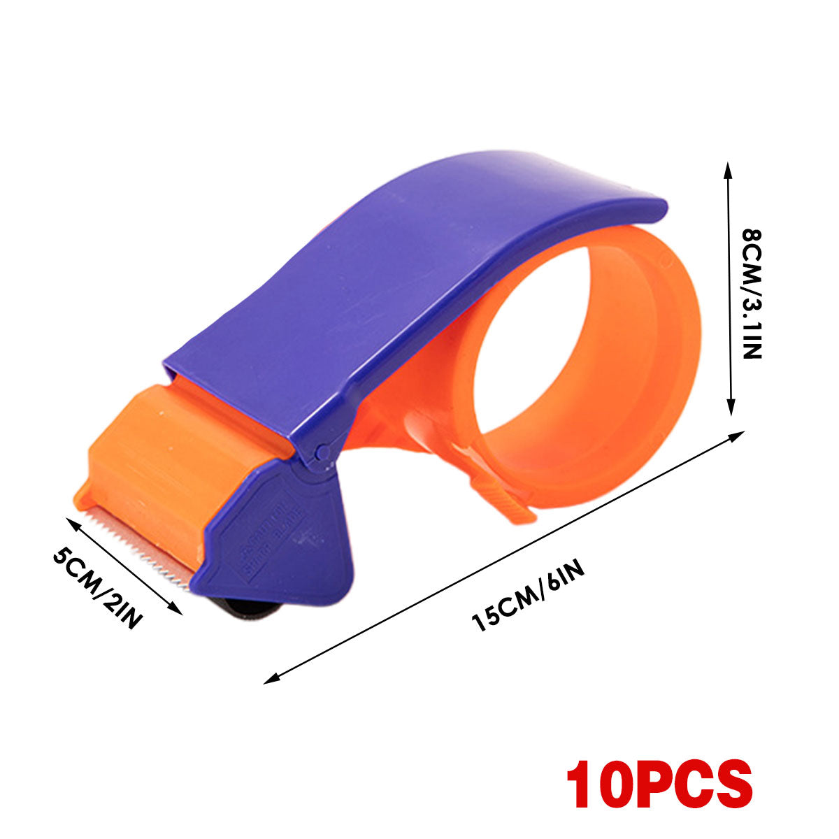 10pcs Handheld Tape Cutter Sealing Device 5cm for Packing