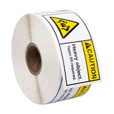 Overweight Warning Label Sticker Roll 500pcs Shipping Alert