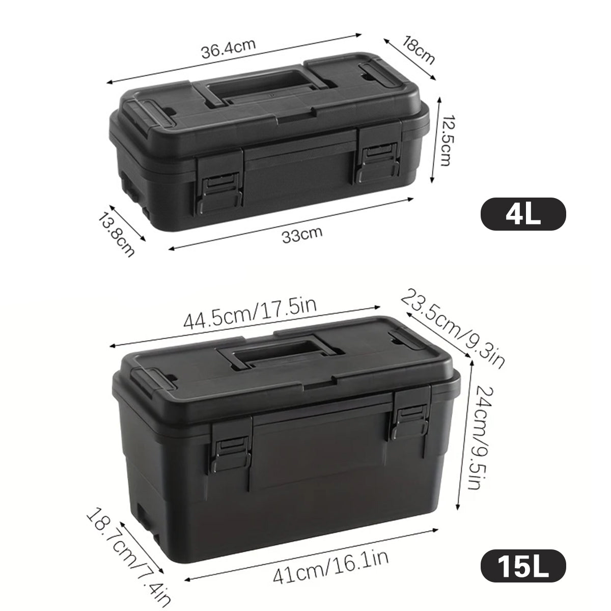 Multi Function PP Toolbox Stackable Storage Organizer for Warehouse Use