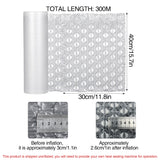 Clear Bubble Wrap Roll Shock Absorbent Packaging for Warehouse Shipping