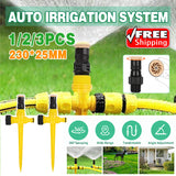 Auto Irrigation Lawn Sprinkler Adjustable 360-degree Rotation