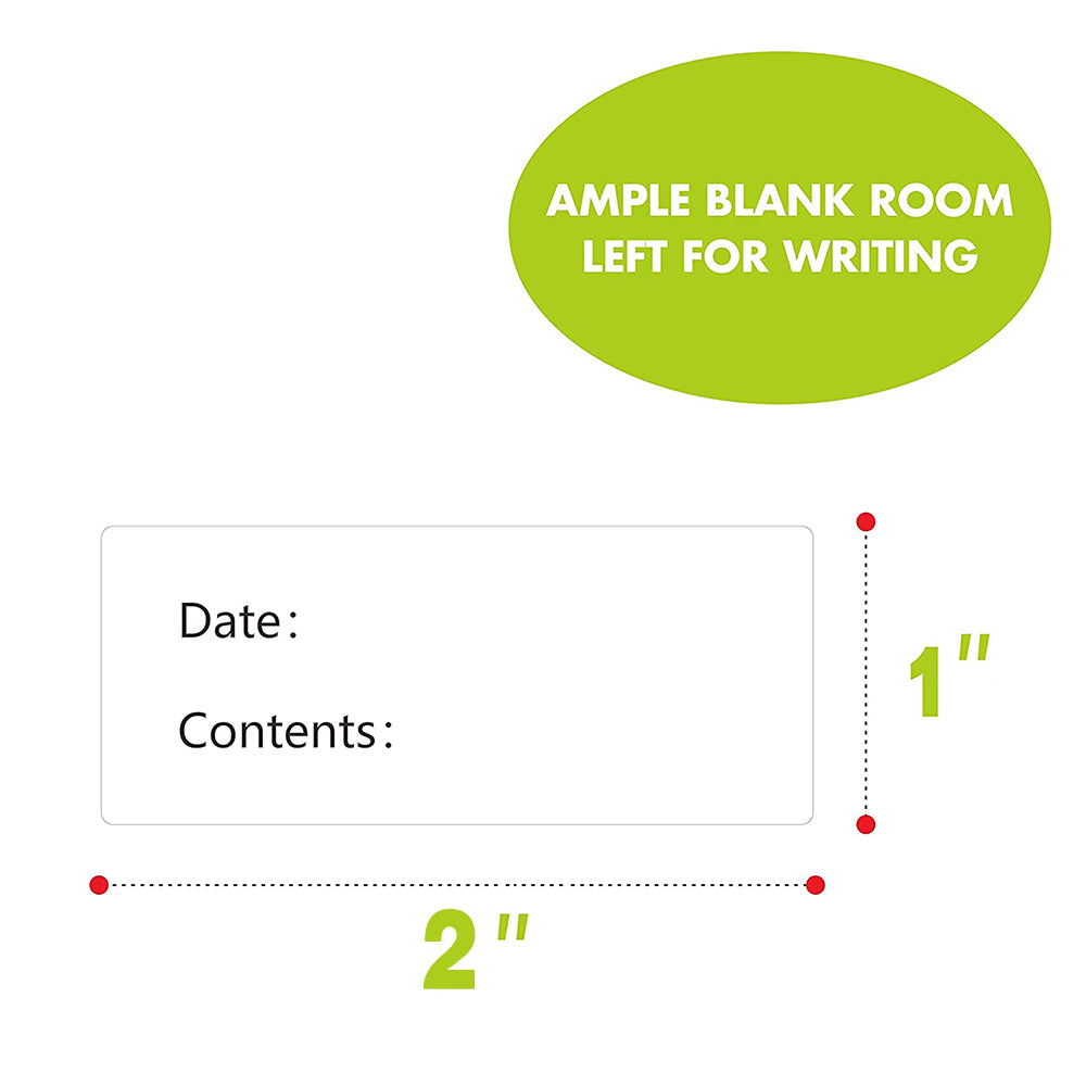 500PCS Writable Adhesive Labels Roll Multi-Purpose Stickers