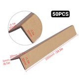 50PCS Brown Kraft Paper Corner Protector Durable Shipping Pack Use