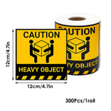 Overweight Freight Warning Labels High Adhesive 300PCS Roll