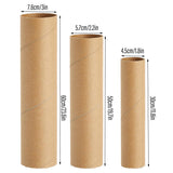 Kraft Paper Packaging Tubes 10PCS Round Poster Storage Containers