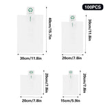 Inflatable Cushioning Bags Shockproof Clear Protective Packaging 100PCS
