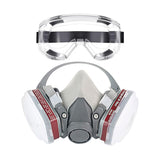6200 Protective Respirator Face Mask Set with Dual Filters 8PCS