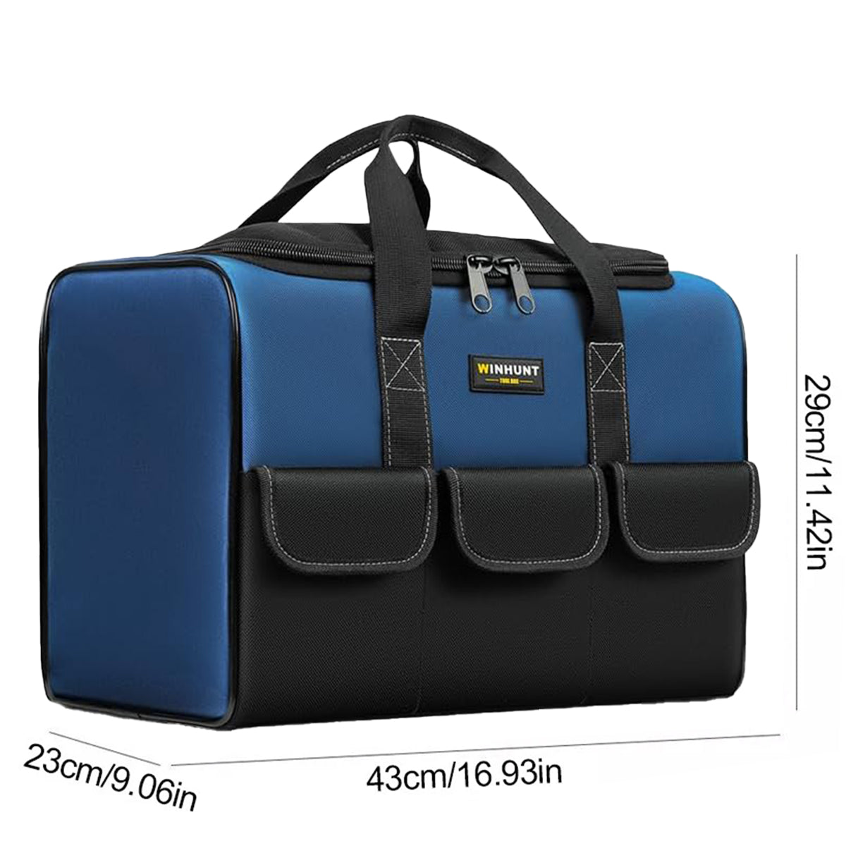 Multifunctional Handheld Tool Bag with Large Capacity & Wear-Resistant Base
