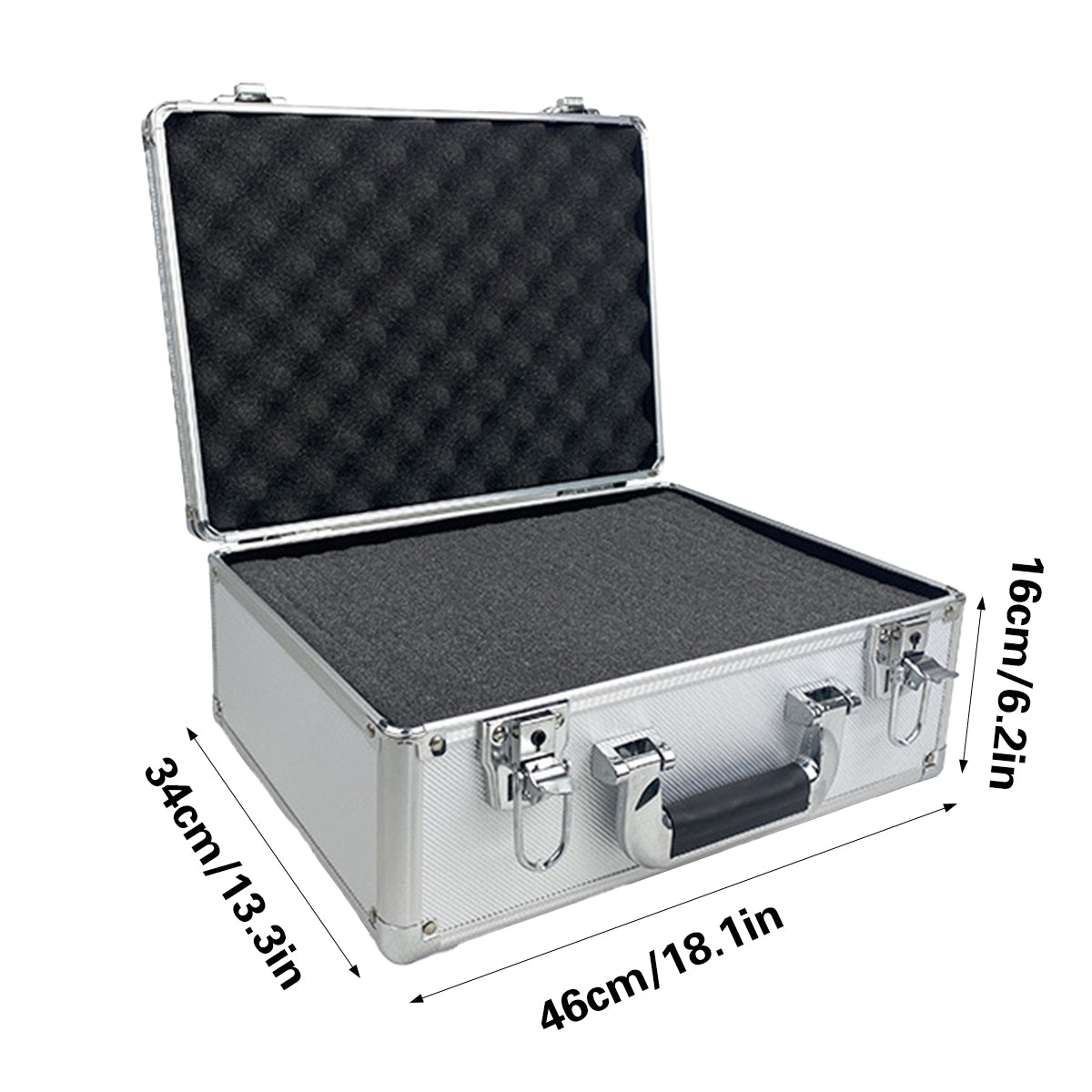 Portable Aluminum Tool Storage Box Equipment Protection Case