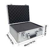 Portable Aluminum Tool Storage Box Equipment Protection Case