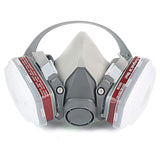 Half Face Dustproof Protective Mask with Dual Cartridge for Industrial Use