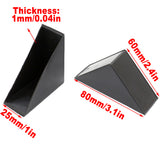 100PCS Plastic Right Angle Corner Protectors for Furniture Frames Cabinets