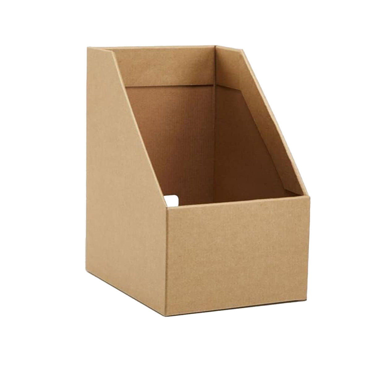 6PCS Kraft Paper Desktop Storage Boxes for Document Office Organisation
