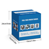 6800 Full Face Respirator Mask with Dual Filters for Painting Sanding