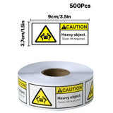 Overweight Warning Label Sticker Roll 500pcs Shipping Alert