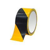 PVC Warning Tape Black Yellow Floor Safety Marking Tape