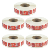 5 Rolls Tamper Proof Laser Security Labels Self Adhesive Sealing Stickers