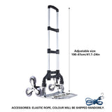 Folding Hand Truck Cart Portable Aluminium Large Capacity