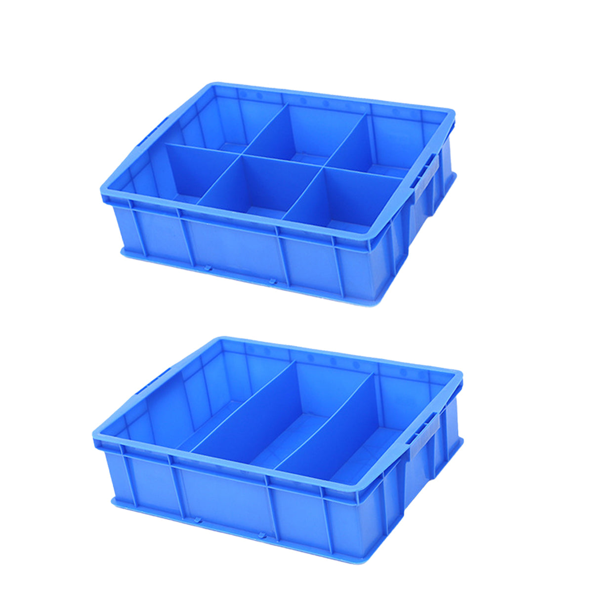 Thickened Plastic Storage Box with 3/6 Compartments for Hardware Tools