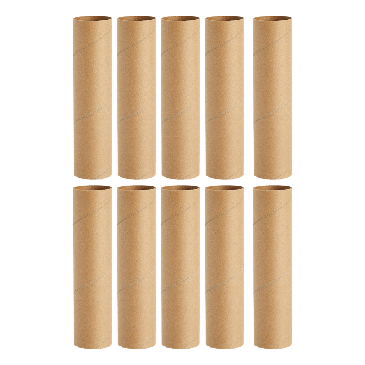 Kraft Paper Packaging Tubes 10PCS Round Poster Storage Containers